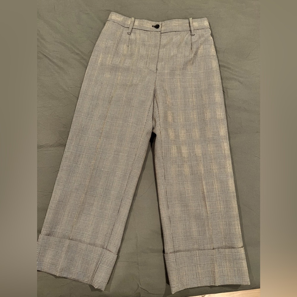 Designer Plaid Slacks